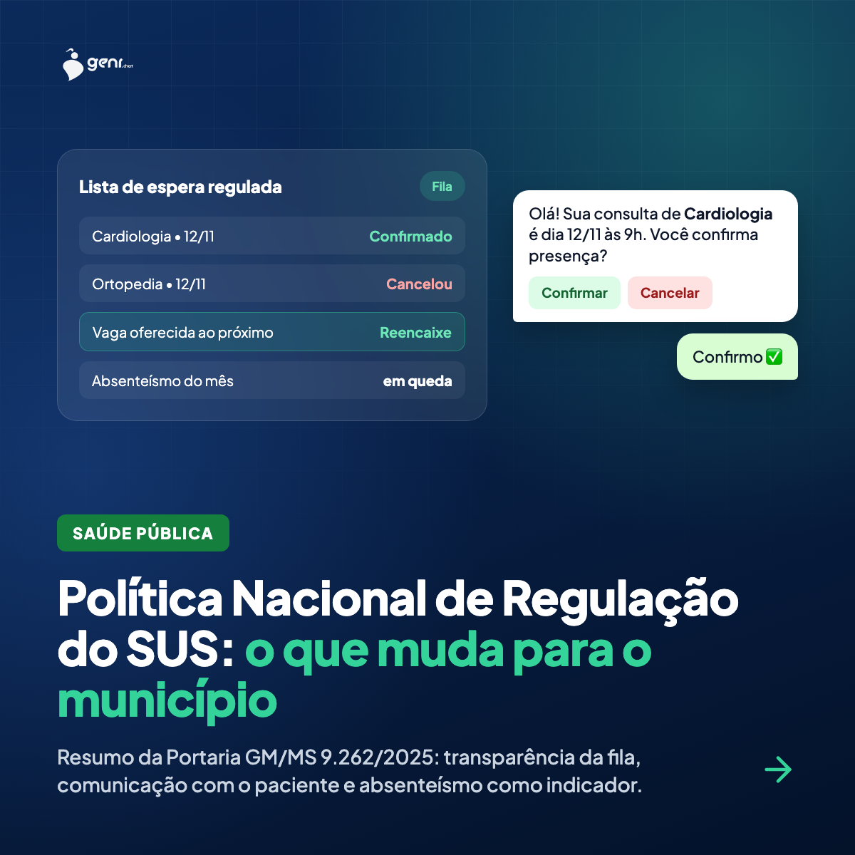 Política Nacional de Regulação do SUS (Portaria 9.262/2025): resumo para gestores municipais