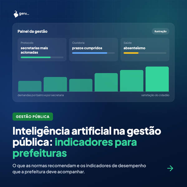 Inteligência artificial na gestão pública: dados e indicadores para a prefeitura