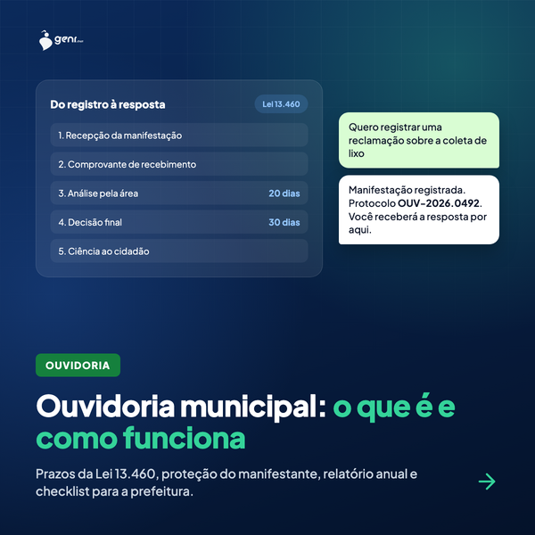 Ouvidoria municipal: o que é, como funciona e o que a Lei 13.460 exige